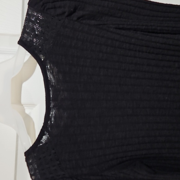 Black Ribbed Sweater - Picture 4 of 4